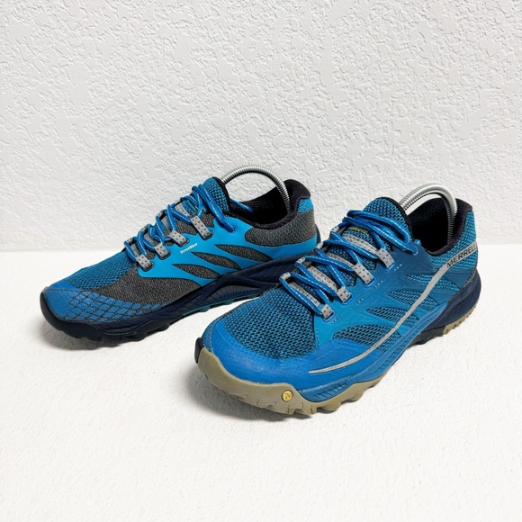 Merrell Mens Blue Performance Sneakers sz 8.5 - Picture 2 of 8